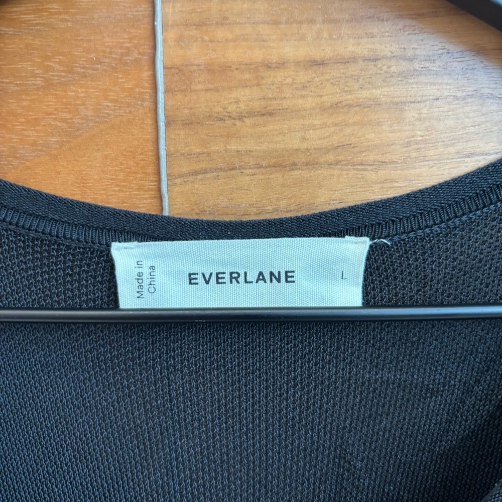 Everlane The Knit Pleated Dress, Size L - Picture 10 of 14
